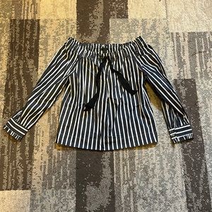J. Crew off the shoulder blouse